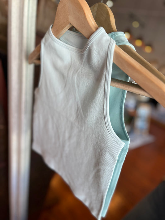 Racerback Top-Ice Blue