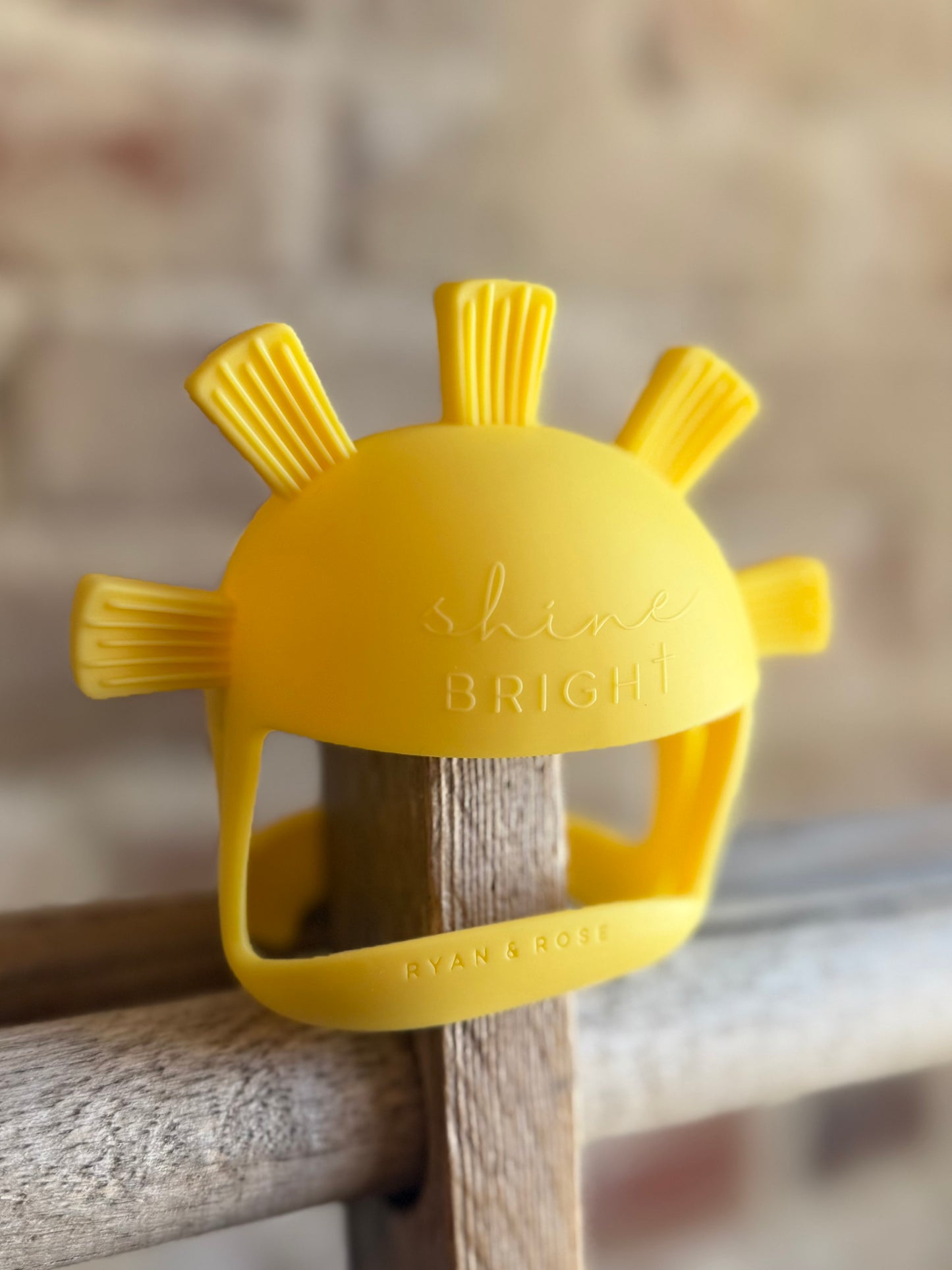 Shine Bright Teething Mitt - Yellow