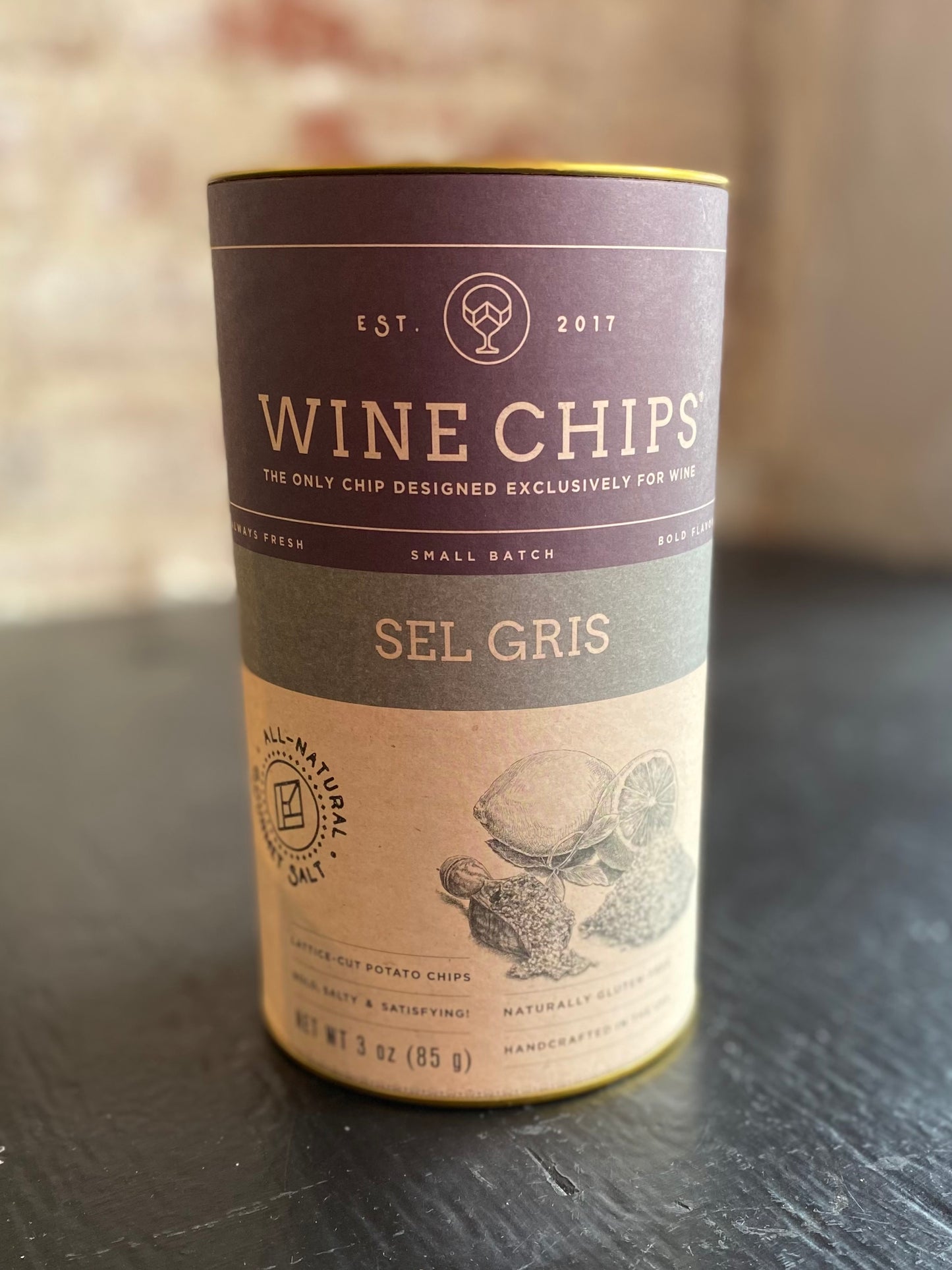 Sel Gris Wine Chips- 3oz.