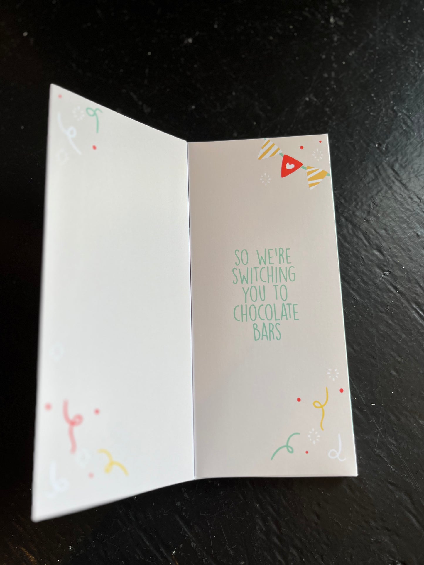 Happy Birthday Chocolate Greeting Card