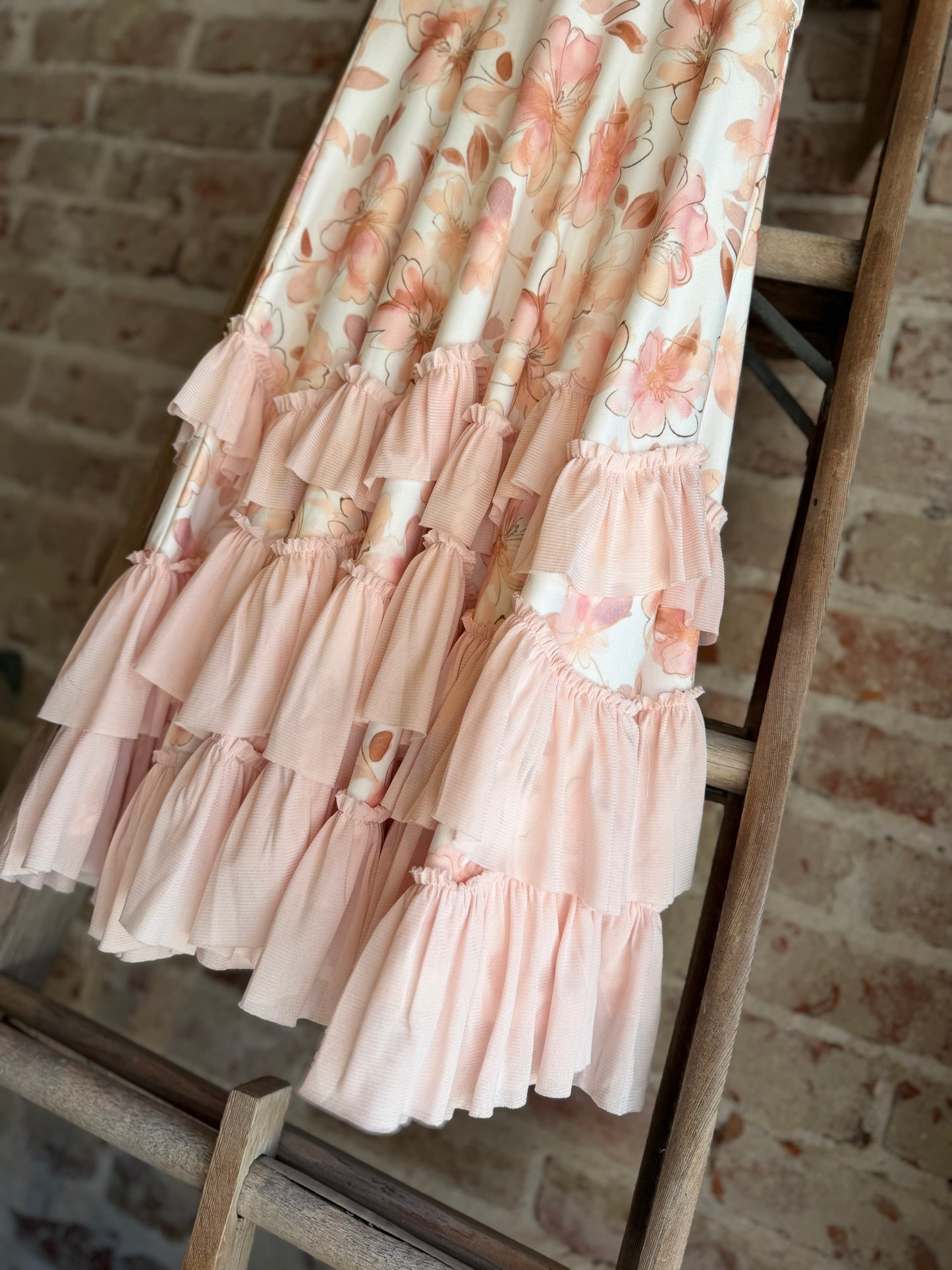 Blush Floral Dress - Toddler/Kids