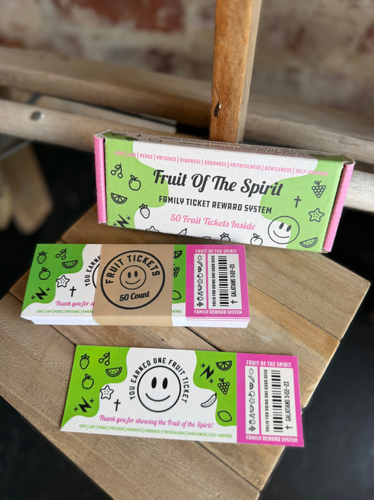 Fruit of the Spirit Tickets- Kids