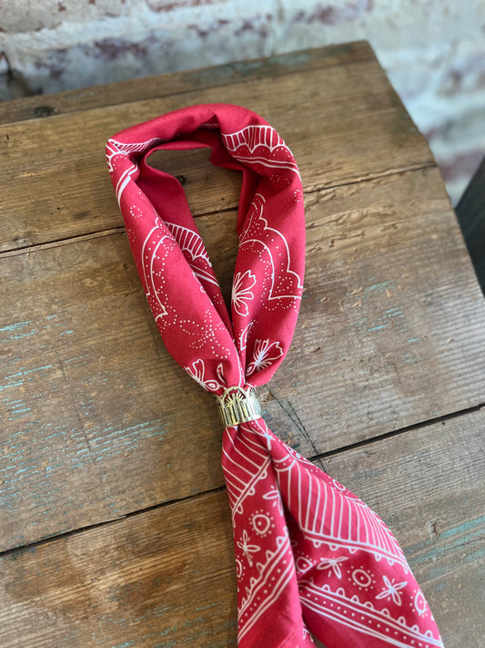 Leah Brass Bandana Slide