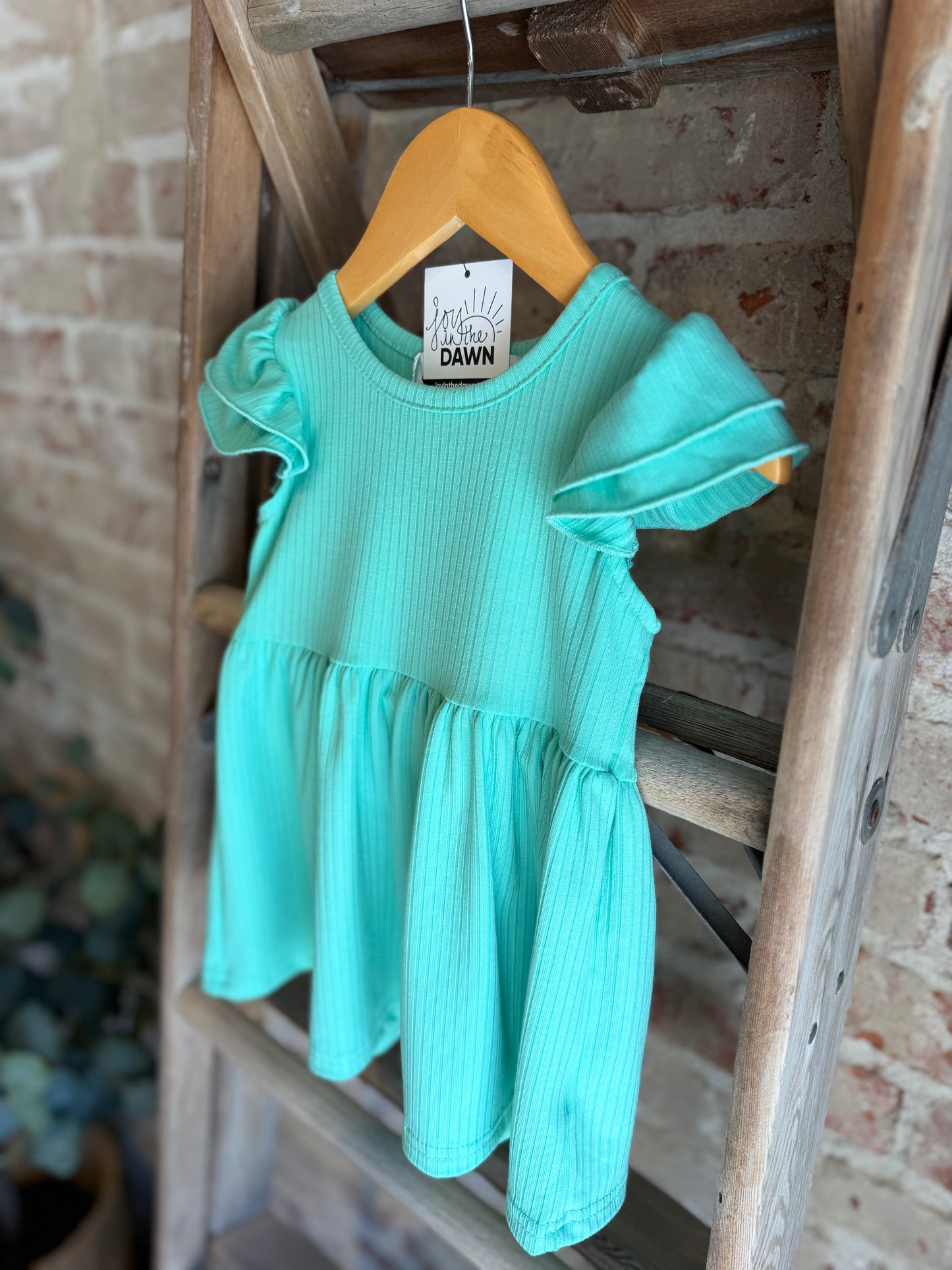 Turquoise Flutter Shirt - Toddler/Kid