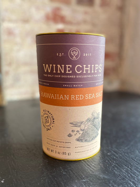 Hawaiian Red Sea Salt Wine Chips- 3oz.