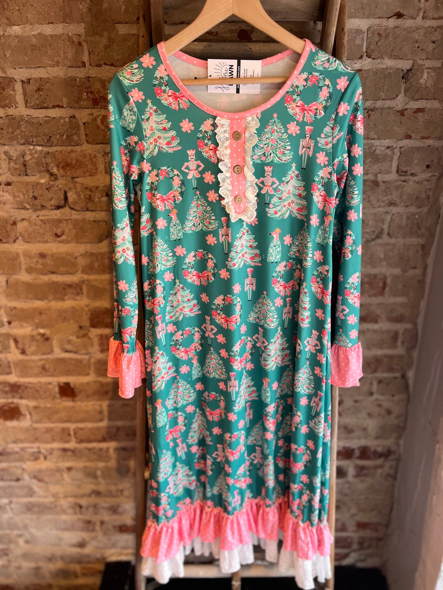 Teal Nutcracker Gown- Adult