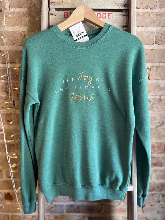 Joy of Christmas Sweatshirt - Green