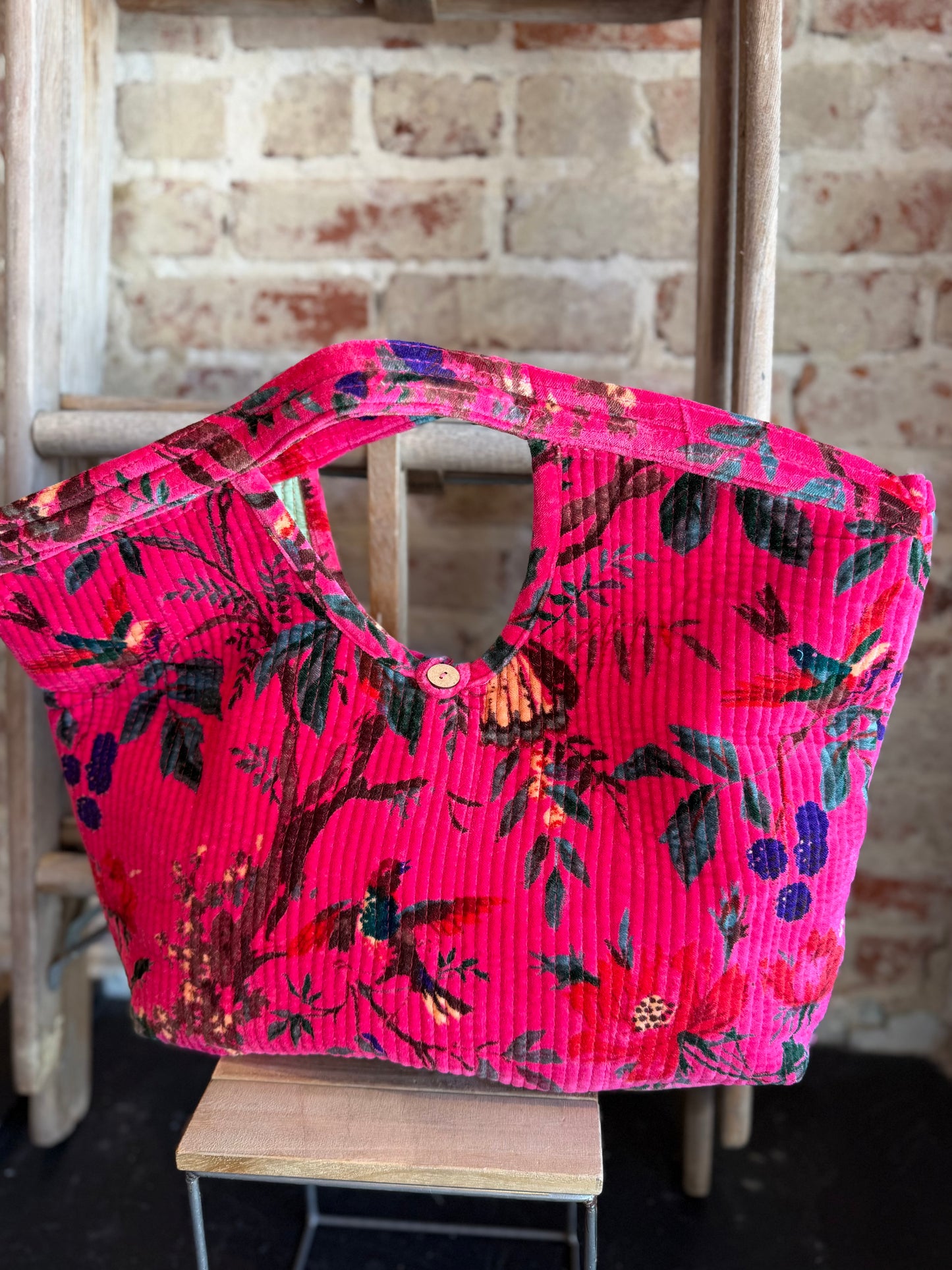 Velvet Luna Bag- Hot Pink