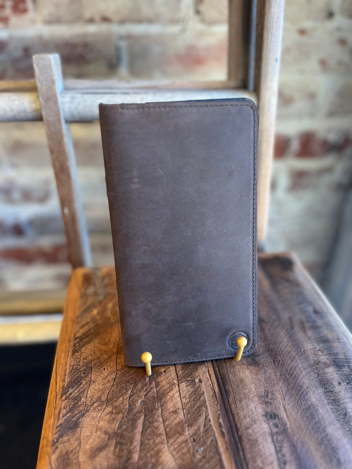 Leather Phone Wallet - Espresso