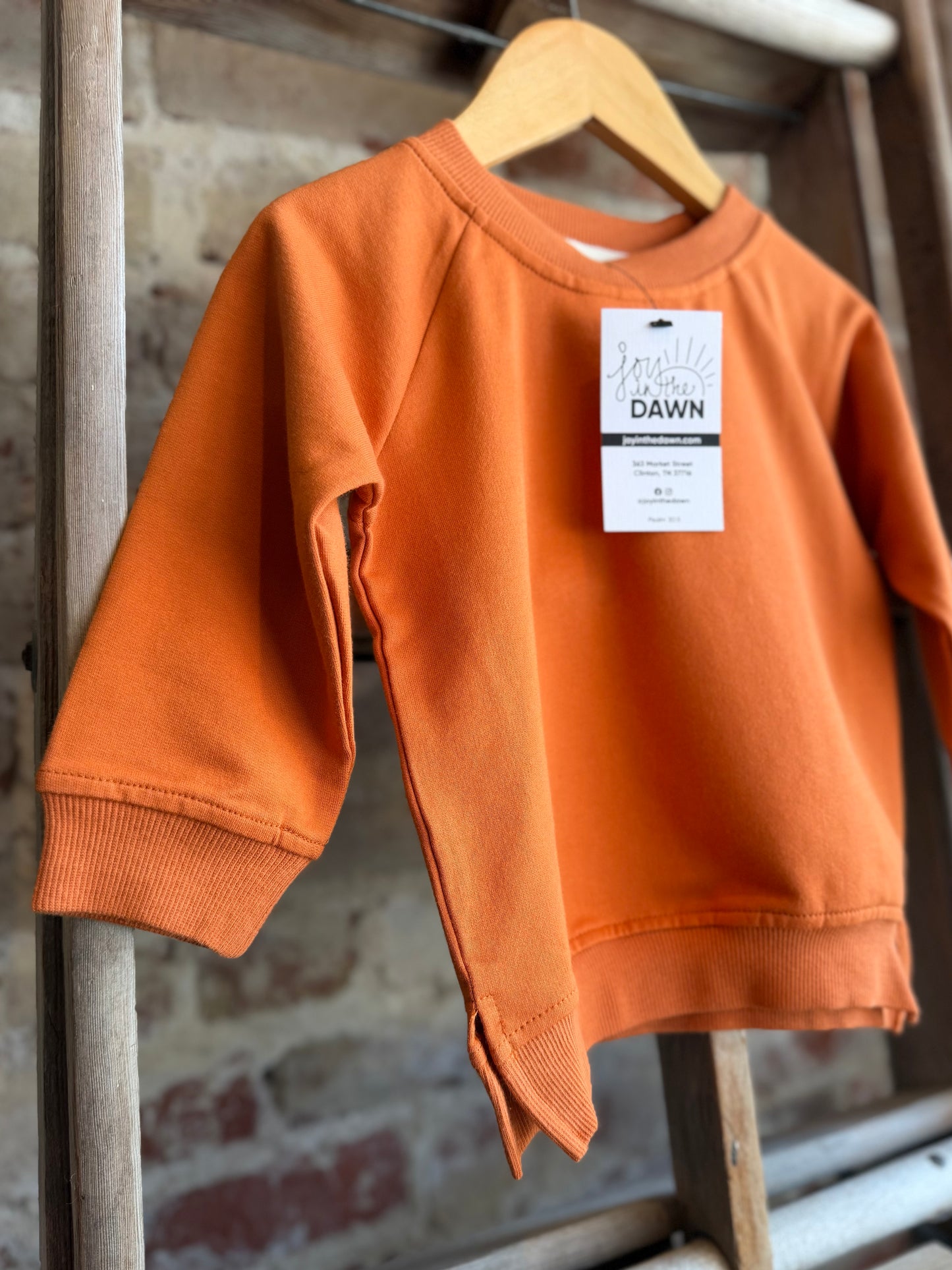 Pumpkin Orange Pullover - Baby/Toddler