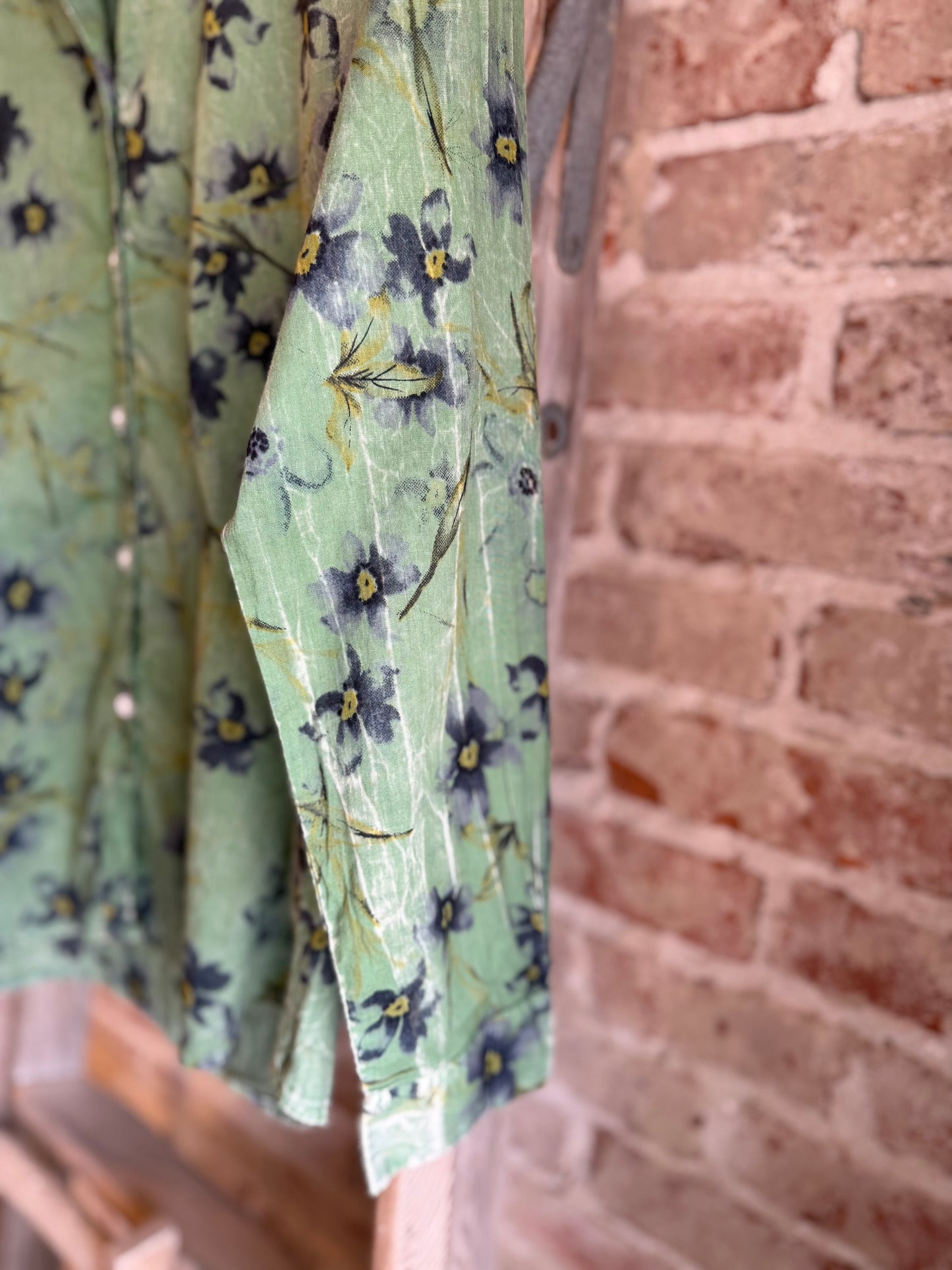 Emerald Bloom Blouse