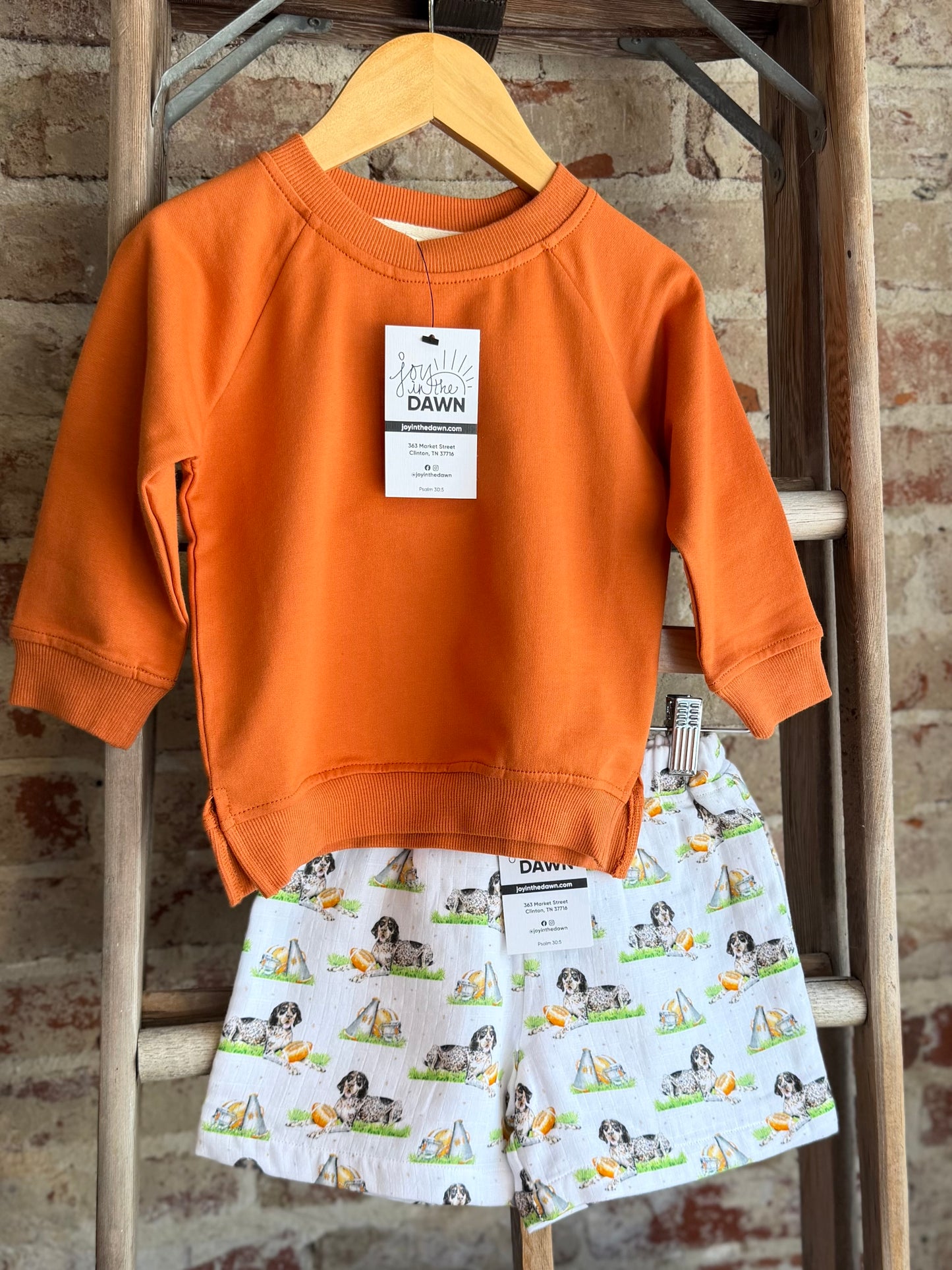 Pumpkin Orange Pullover - Baby/Toddler