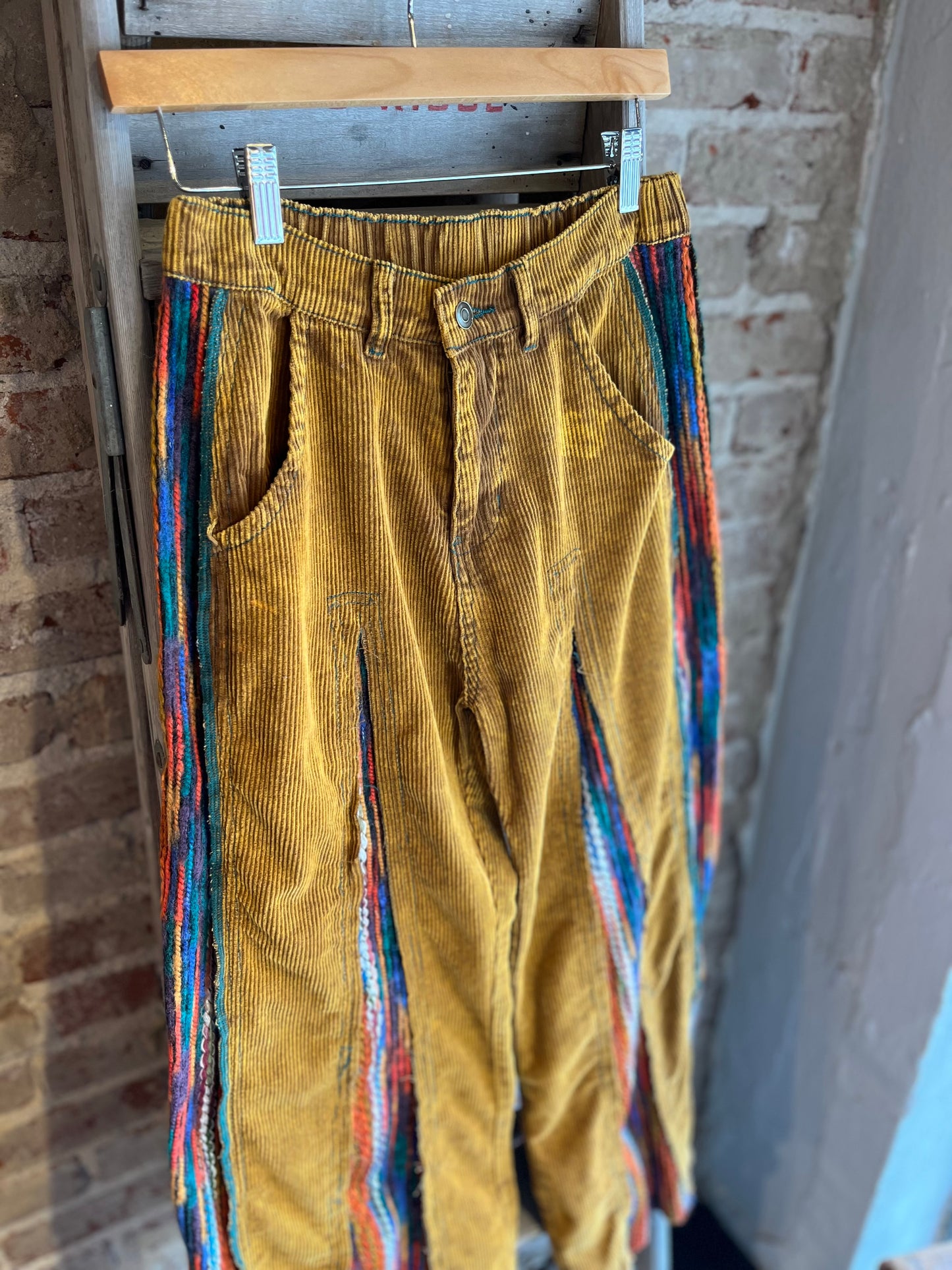 Camel Corduroy Statement Pants