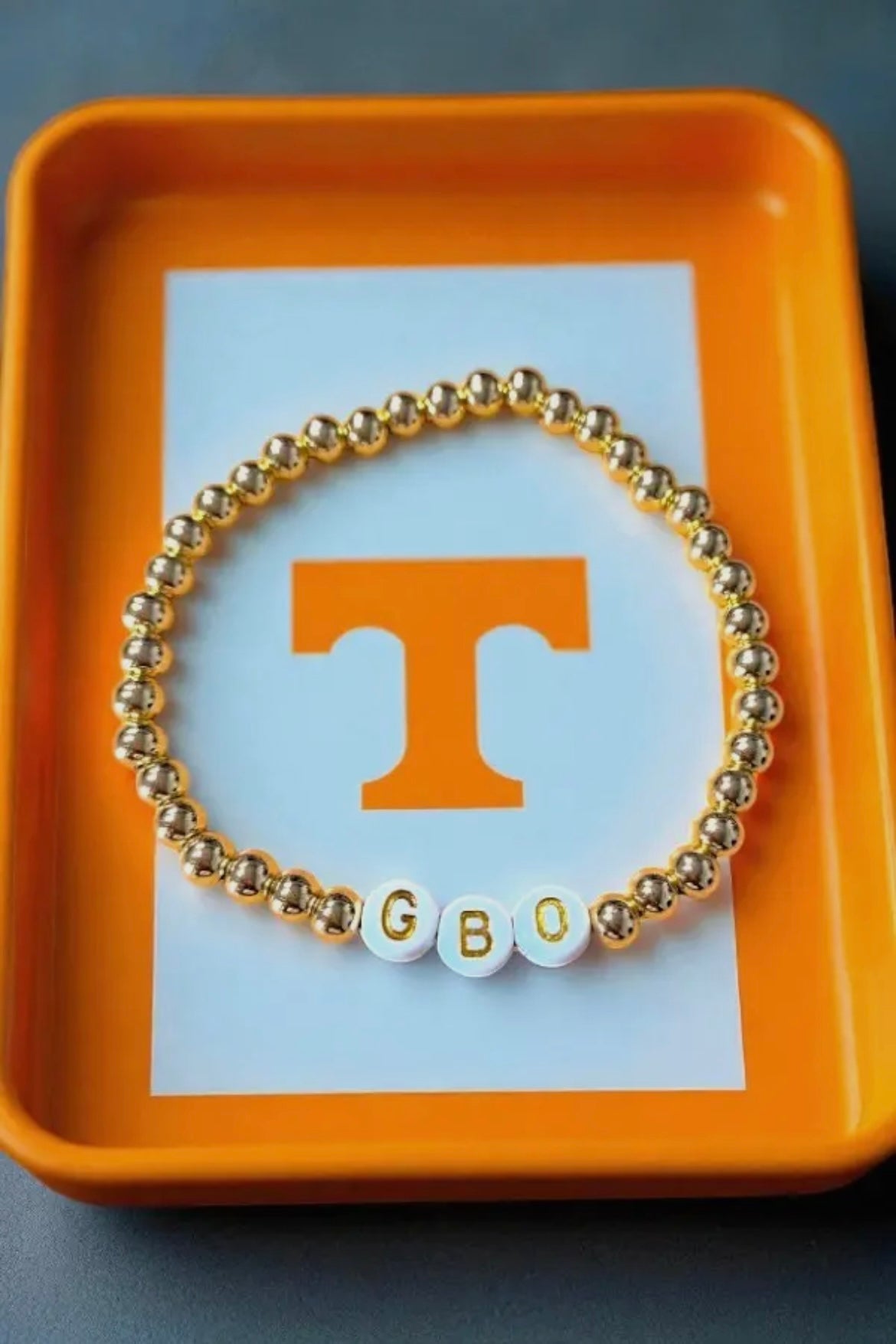 GBO Beaded Bracelet - Gold