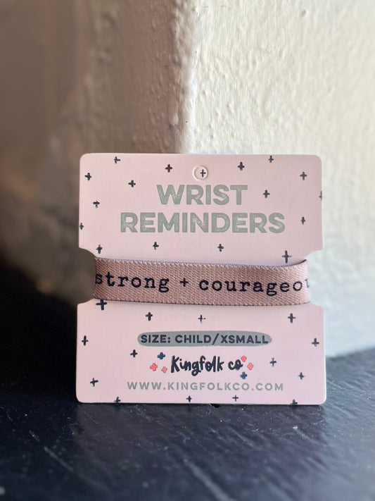 Be Strong and Courageous Bracelet - Kids