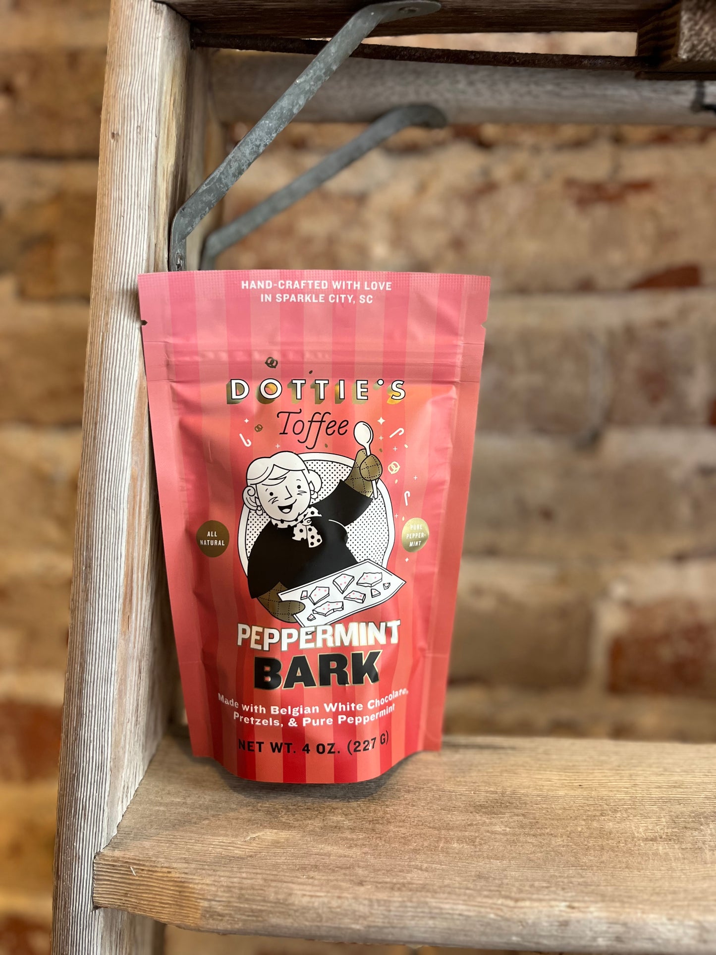 Dottie’s White Chocolate Peppermint Bark