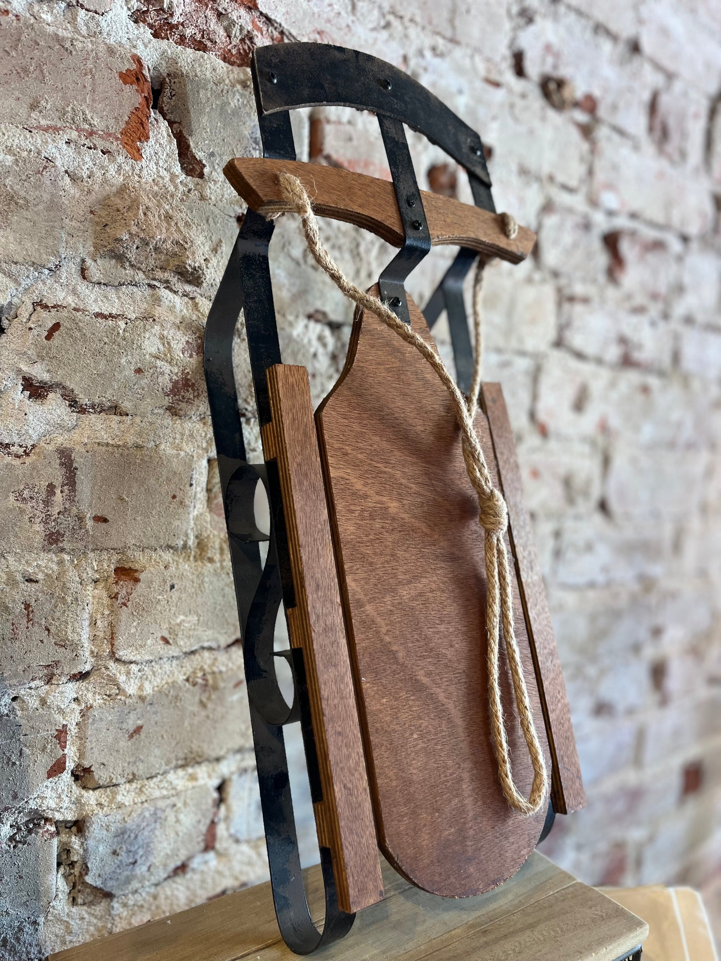 Wooden Christmas Mini Sleigh