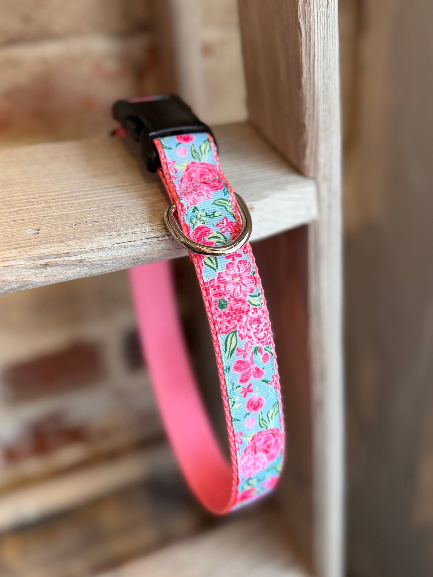 TriStar WIDE Pet Collar- Peony