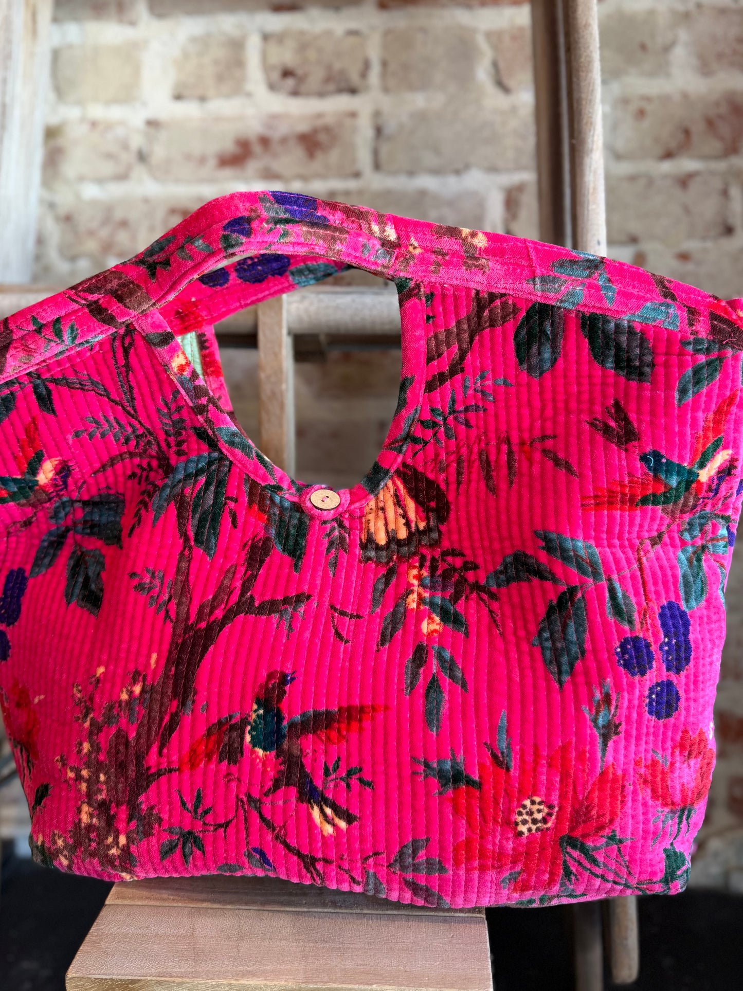 Velvet Luna Bag- Hot Pink