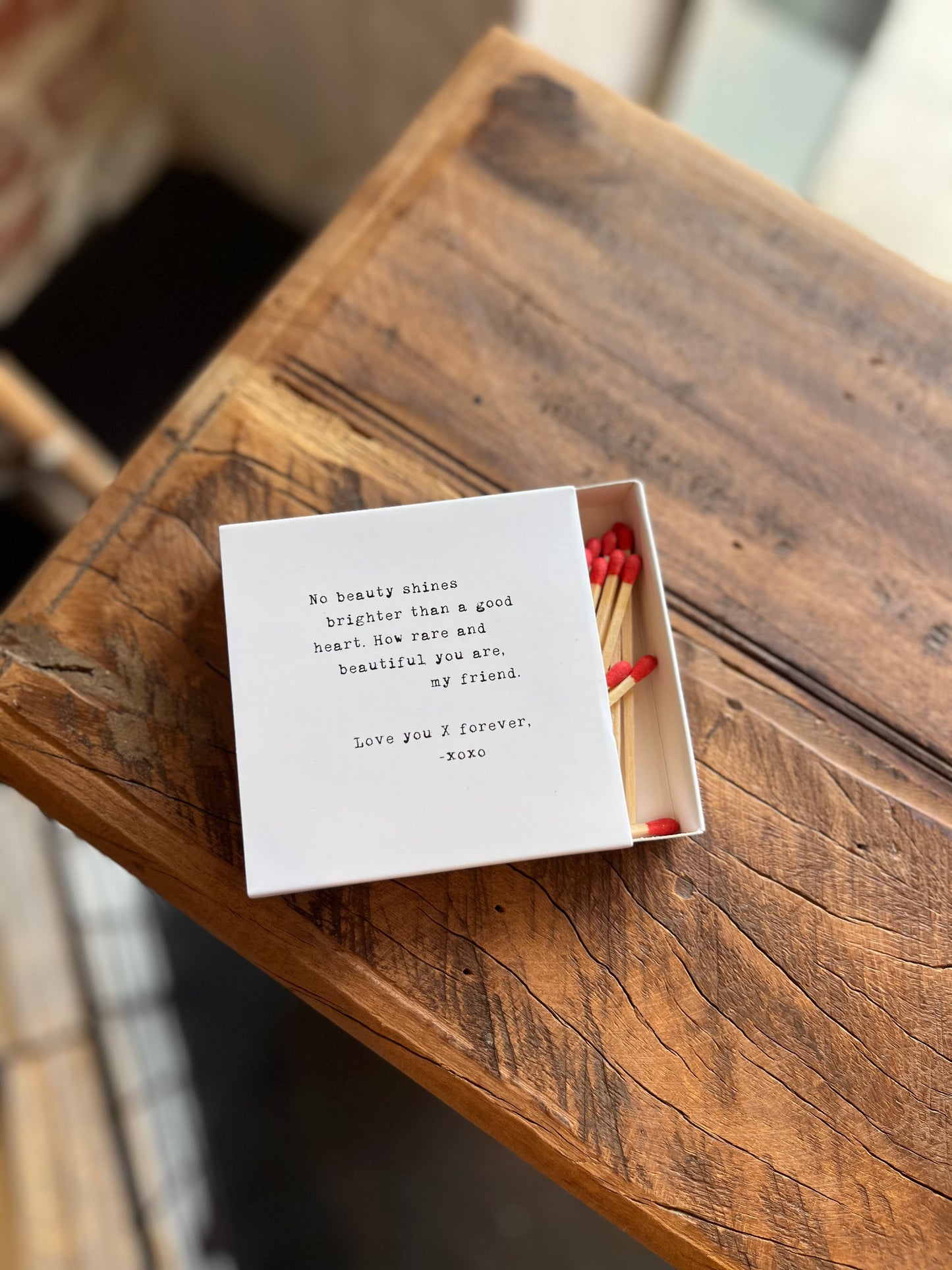 A Good Heart Match Box