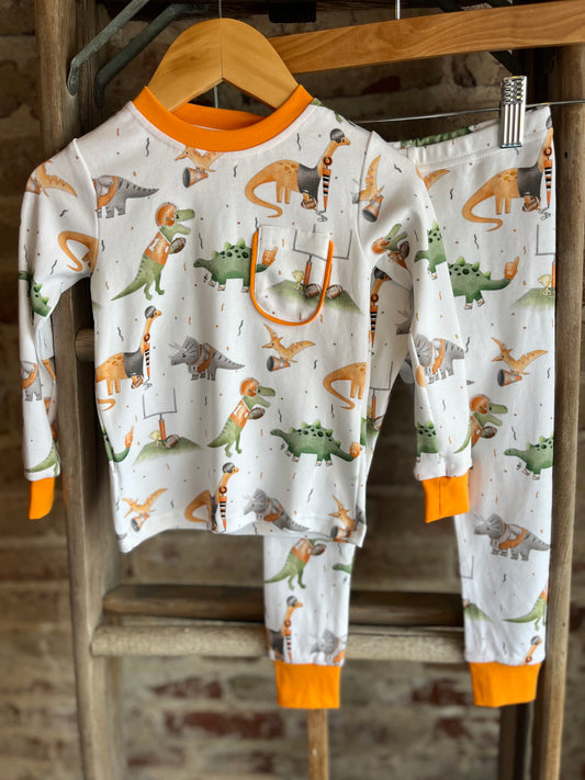 TN Dino Football PJ Set