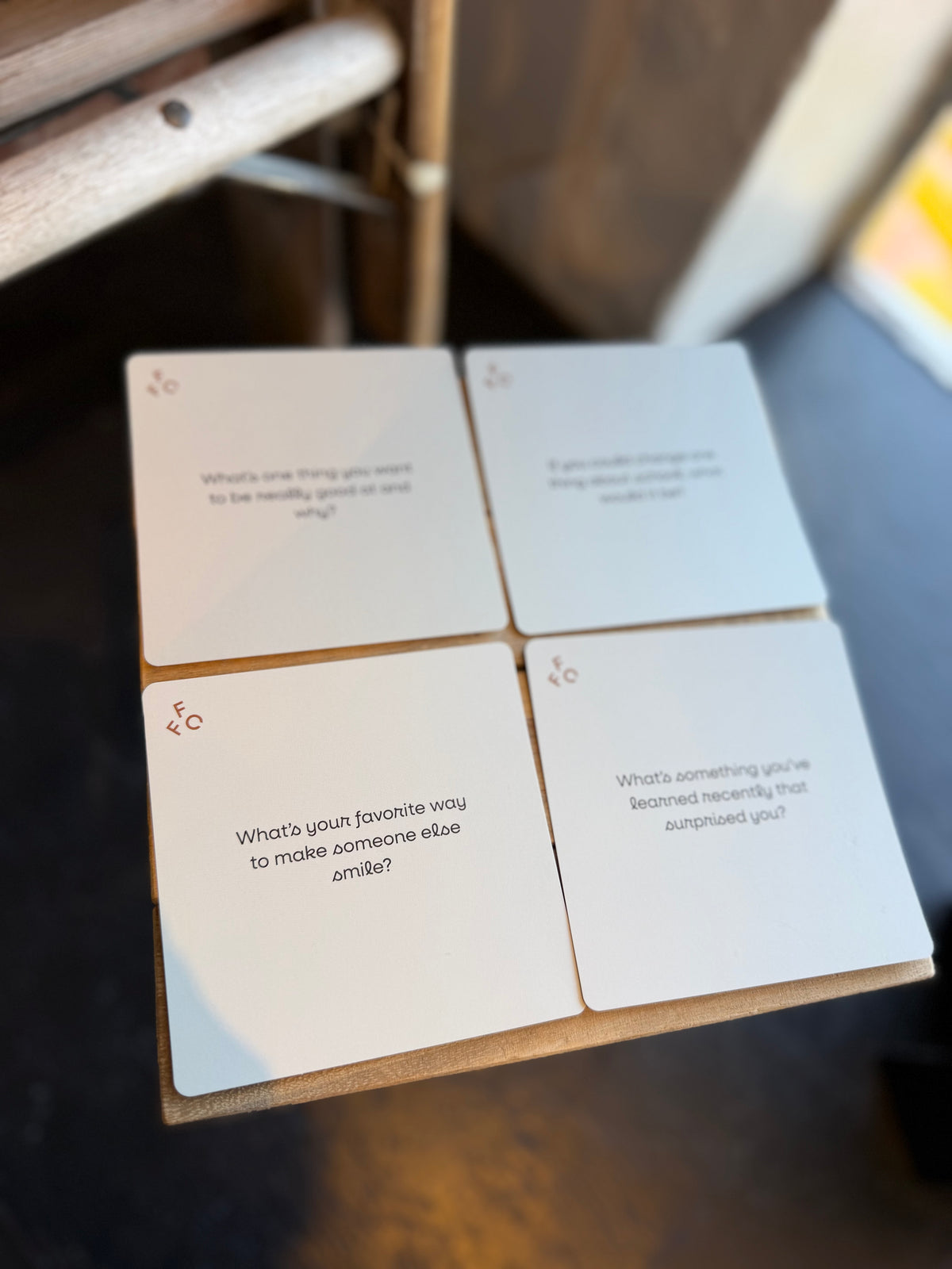 Dinner Table Convo Cards