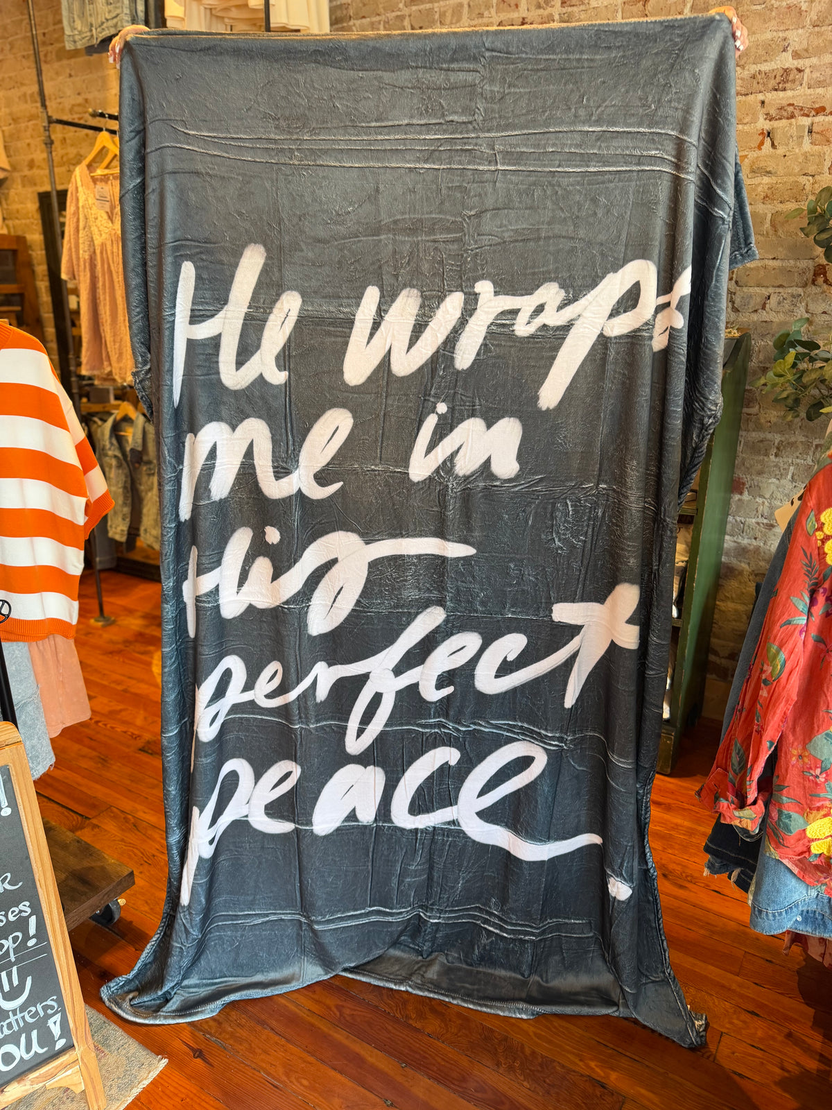 Wrapped in Perfect Peace Blanket