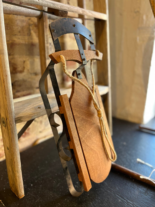 Wooden Christmas Mini Sleigh