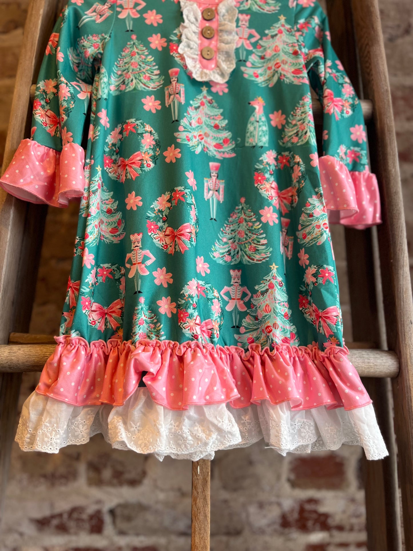 Teal Nutcracker Gown- Toddler/Youth