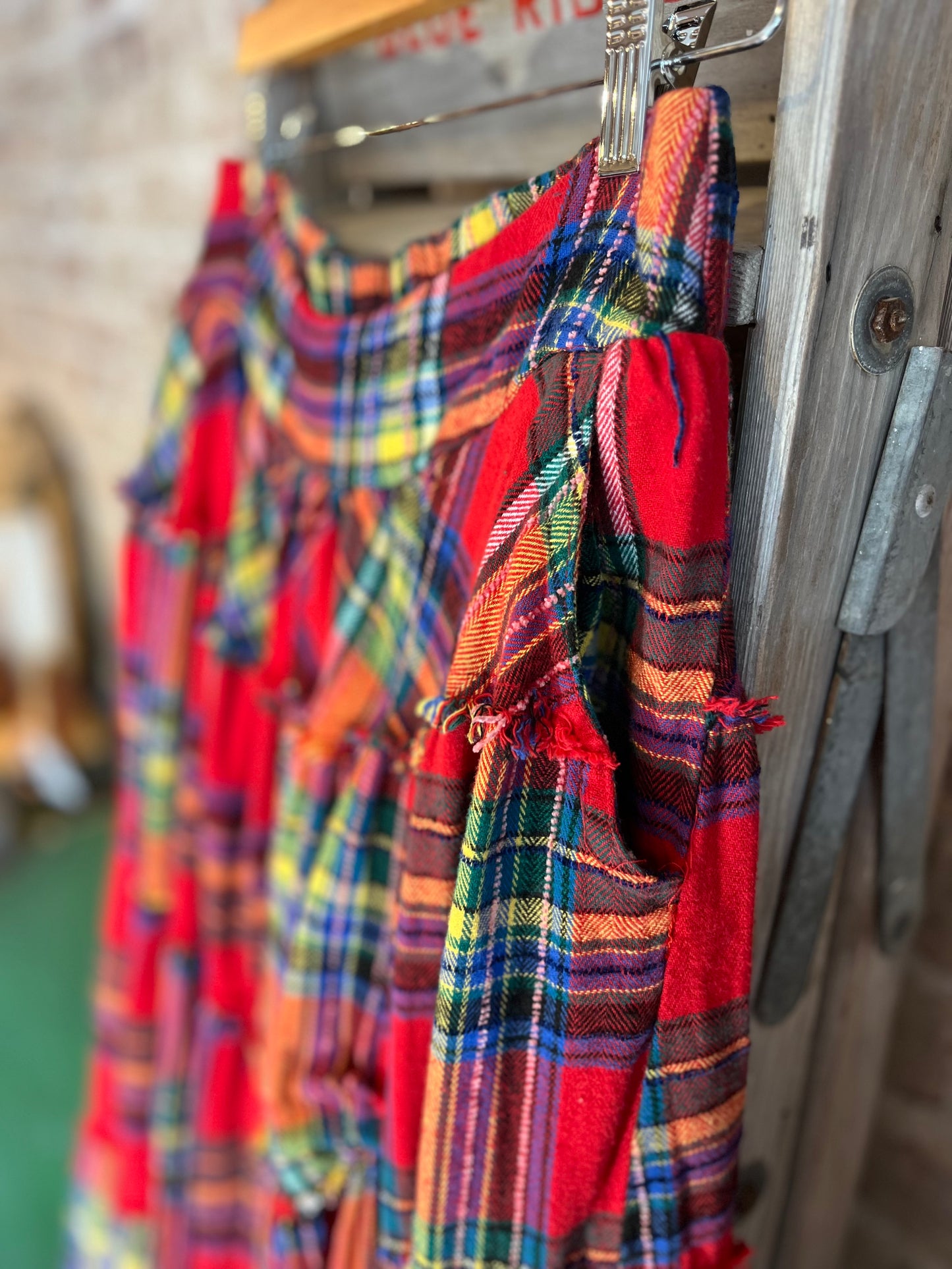 Tis the Season Plaid Maxi Skirt