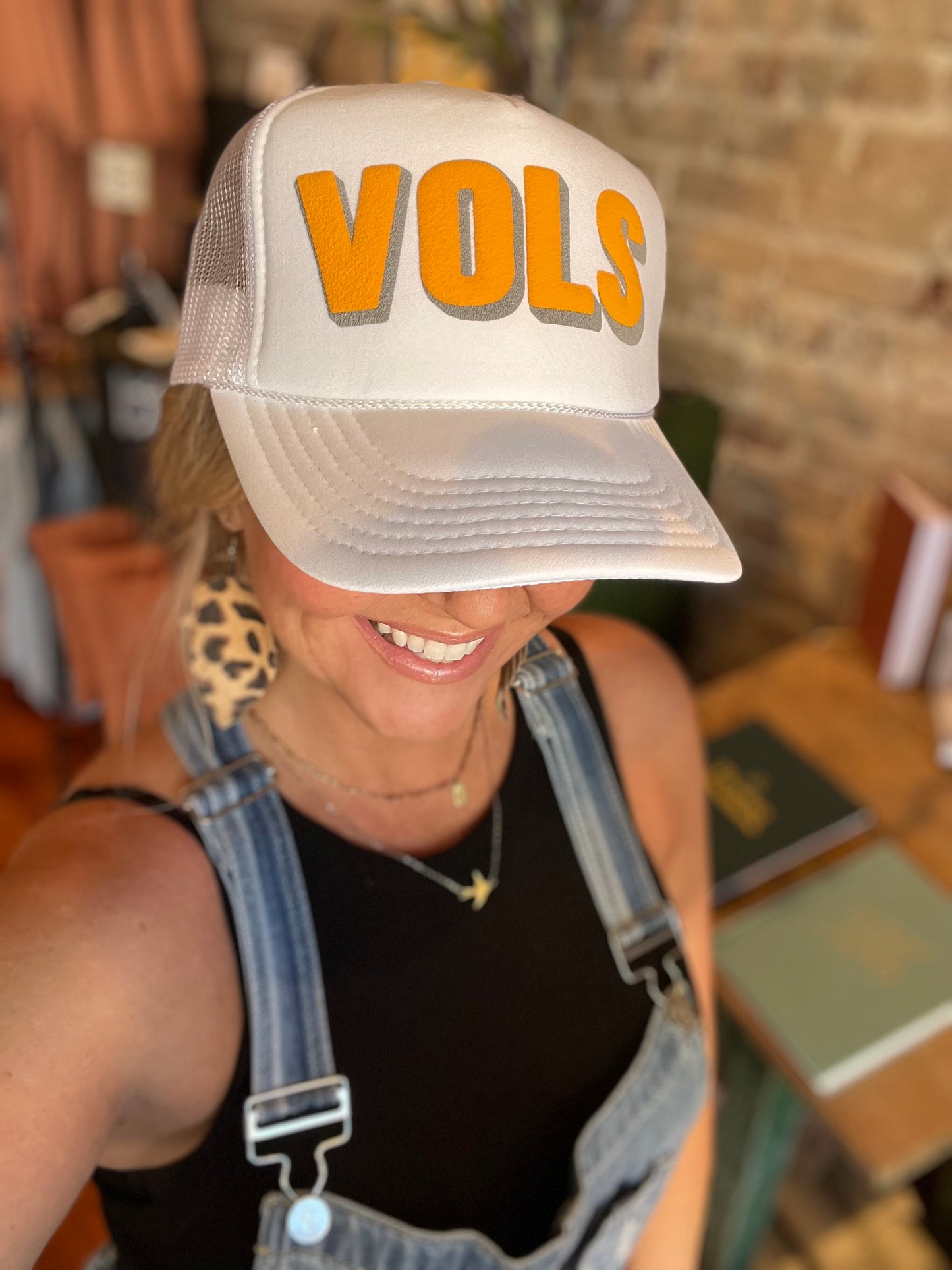 Vols Foam Trucker Hat- White