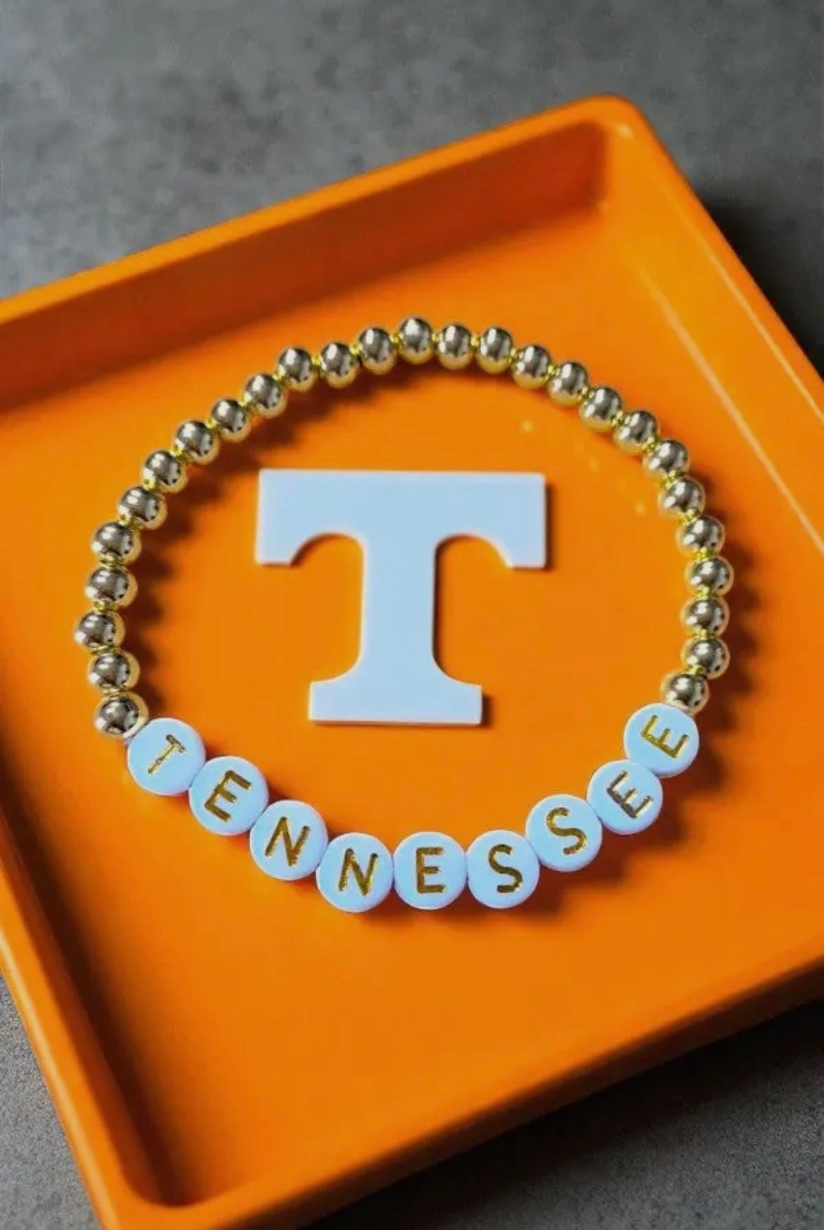 Tennessee Beaded Bracelet - Gold