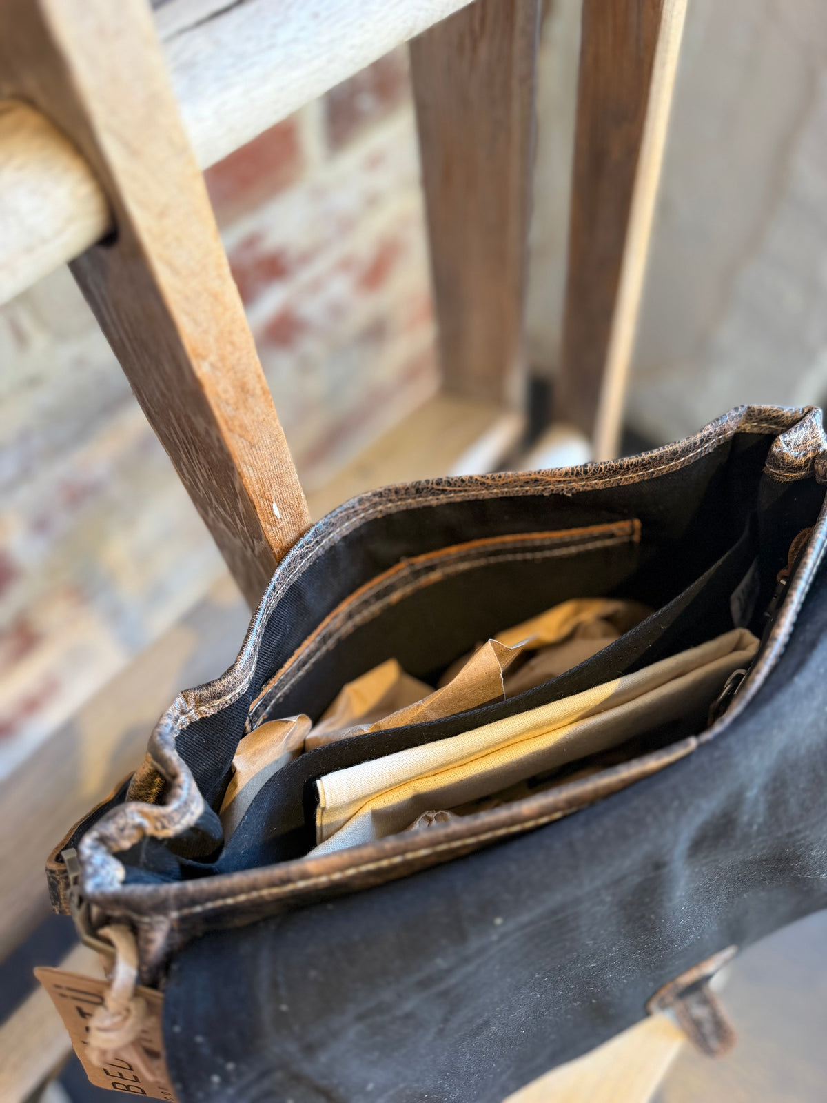 Sequoia Leather Bag - Black Lux