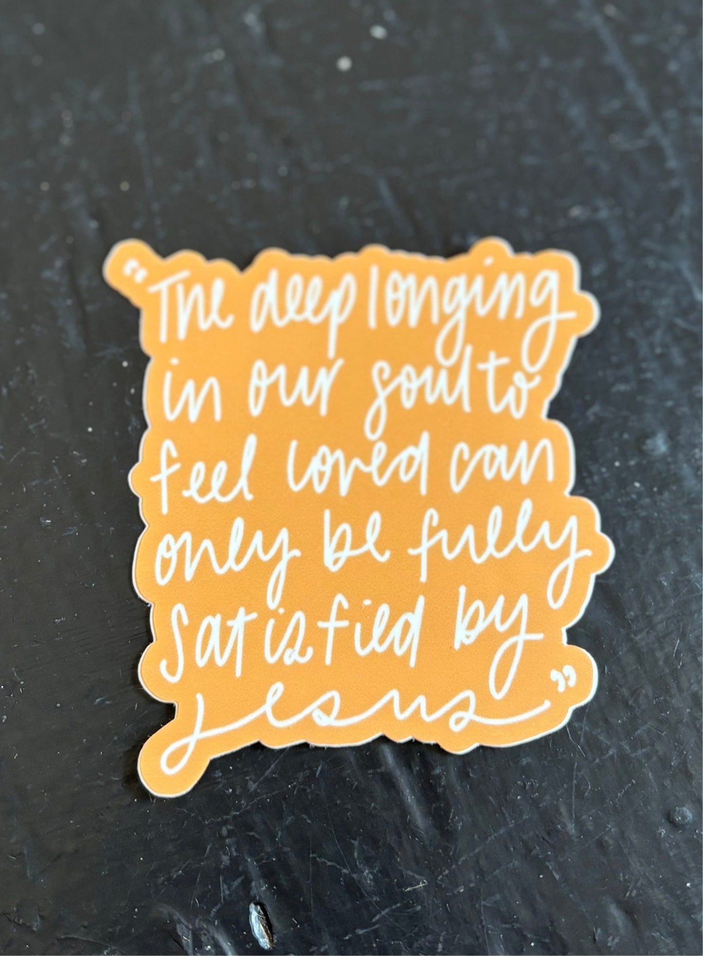 Fully Satisfied Sticker