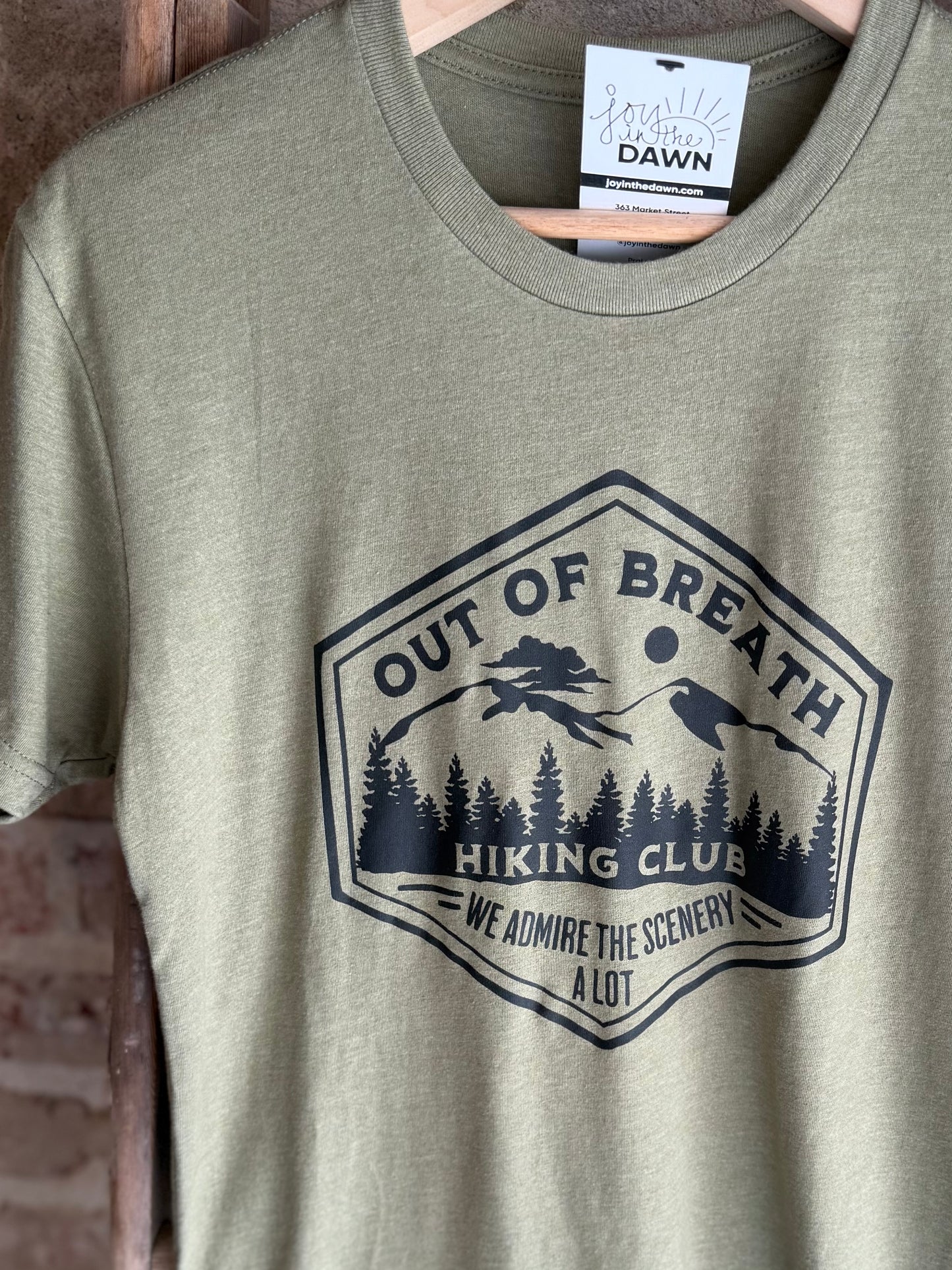 Out of Breath Hiking Club Tee