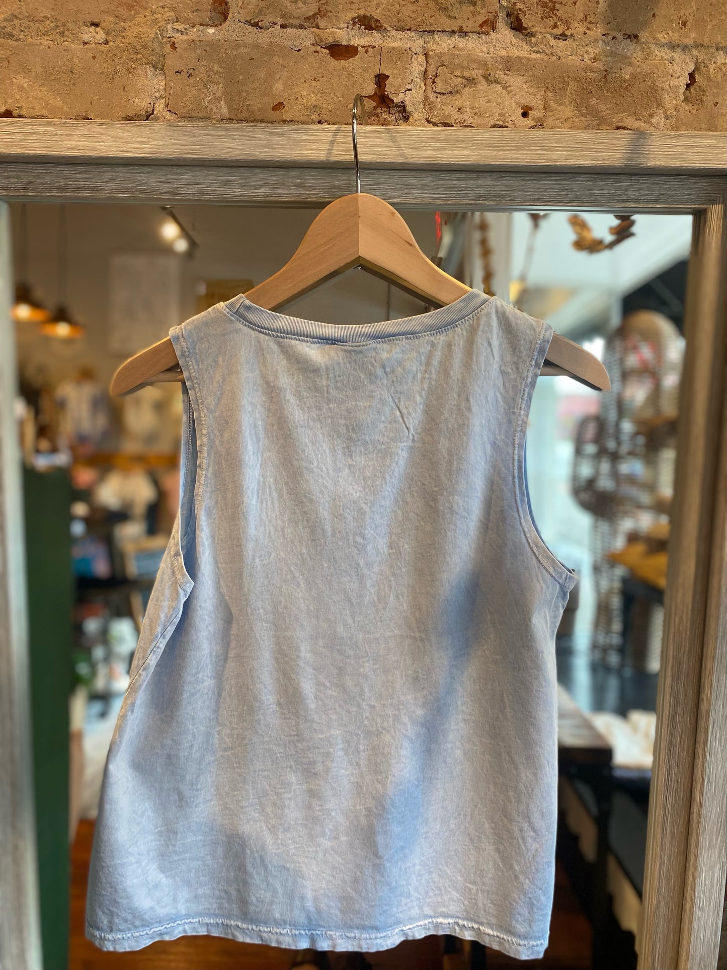 Lake Babe Tank Top- Light Blue