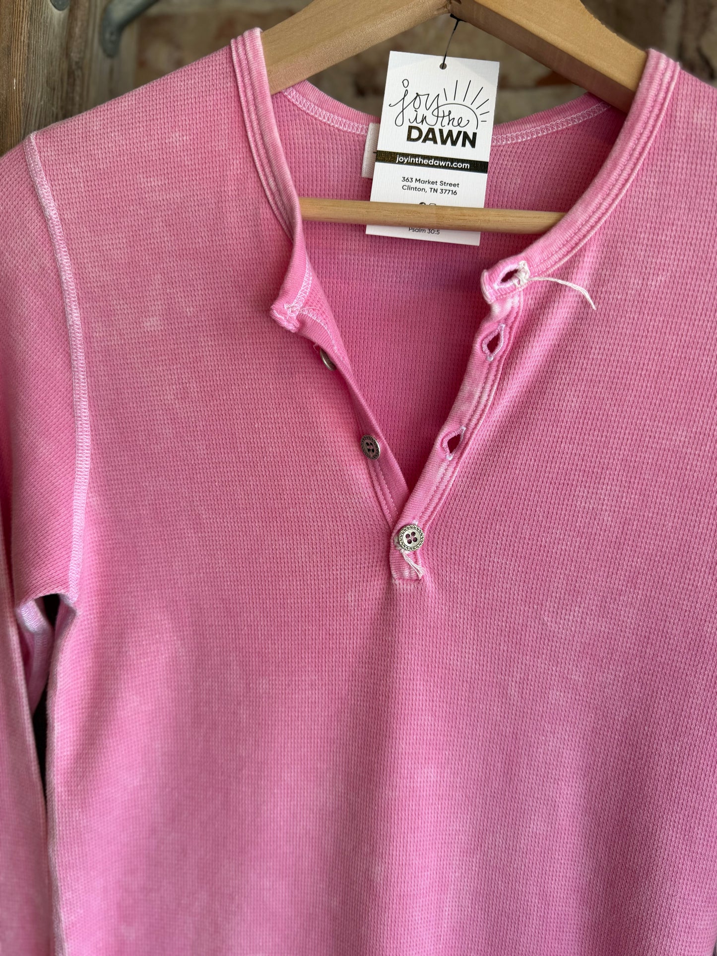 Juliet Pink Thermal Top