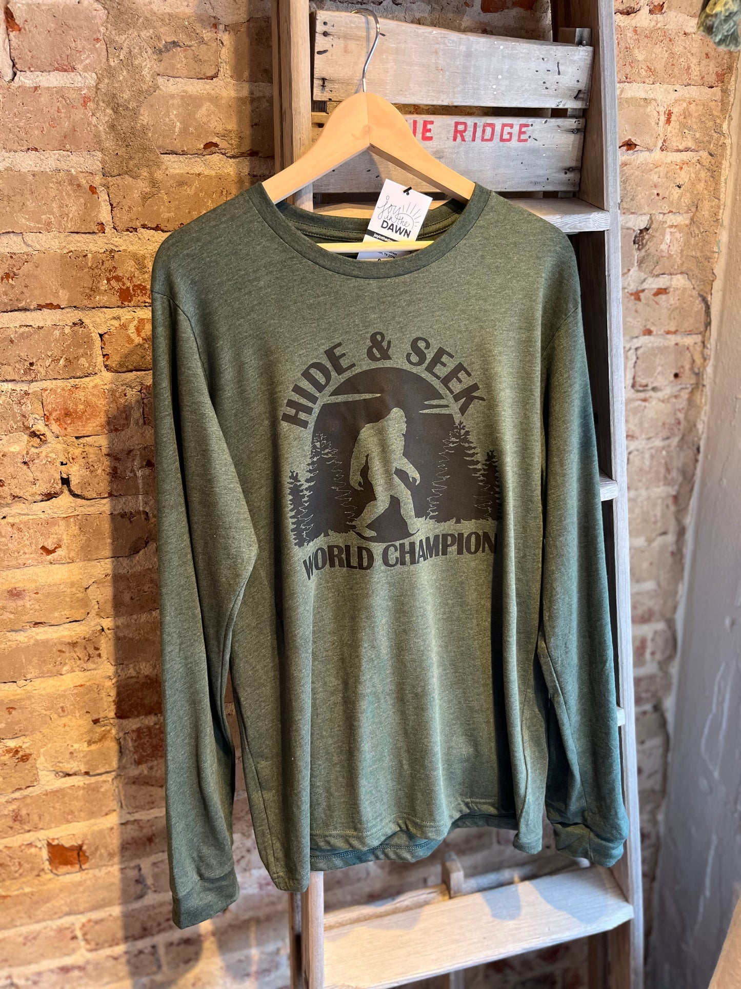 Hide & Seek Champion Long Sleeve- Green