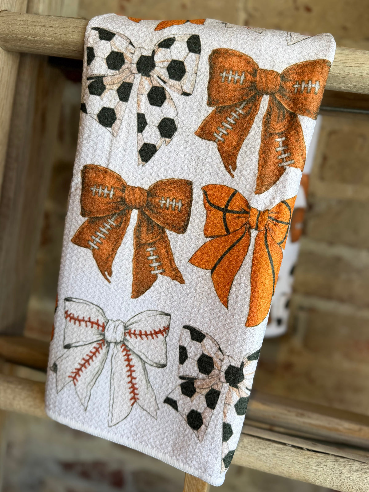 Sports Bow Double-Sided Hand Towel