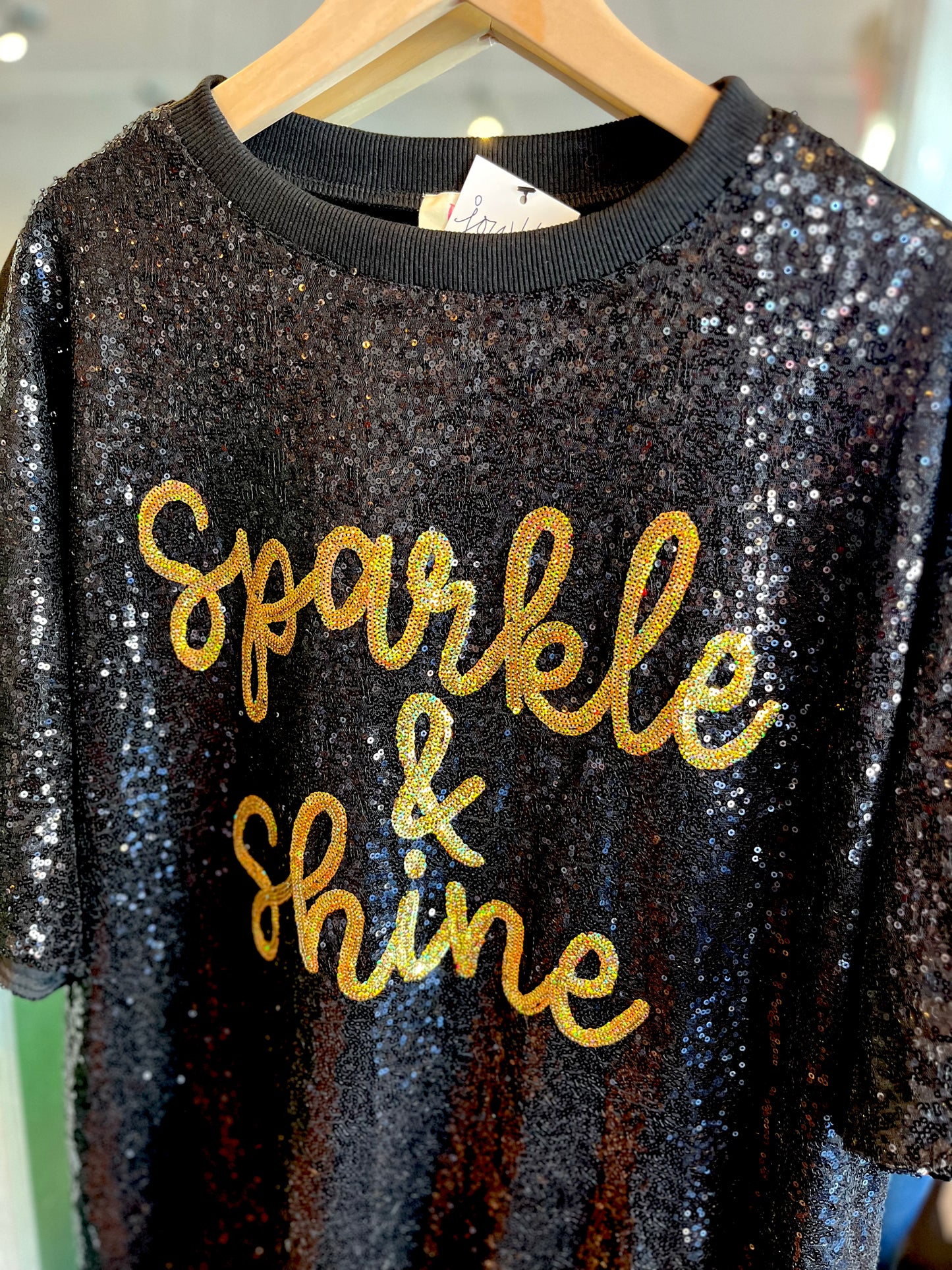 Sparkle & Shine T-shirt Dress