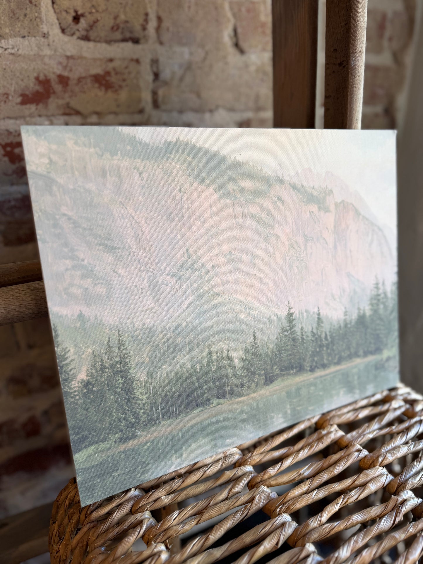Mountain Pine Landscape Canvas - 14x11