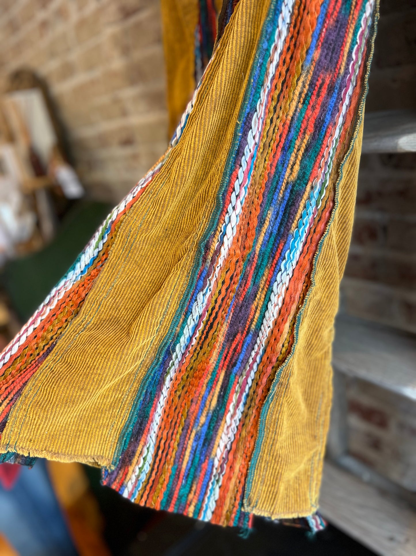 Camel Corduroy Statement Pants