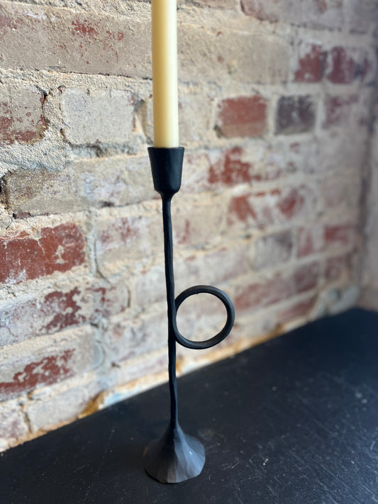 Cast Iron Taper Candle Holder - Large