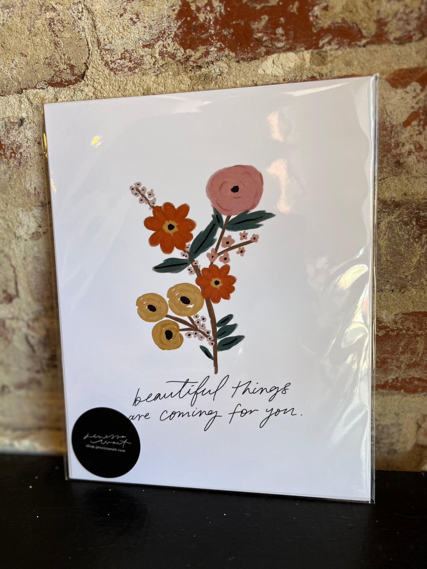 Beautiful Things are Coming Print