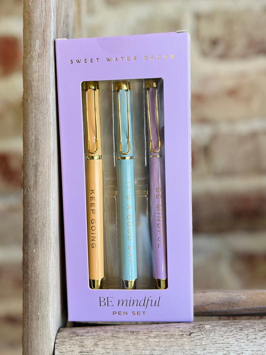 Be Mindful Pens - Set of 3