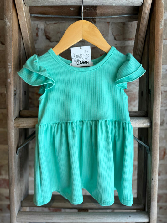 Turquoise Flutter Shirt - Toddler/Kid