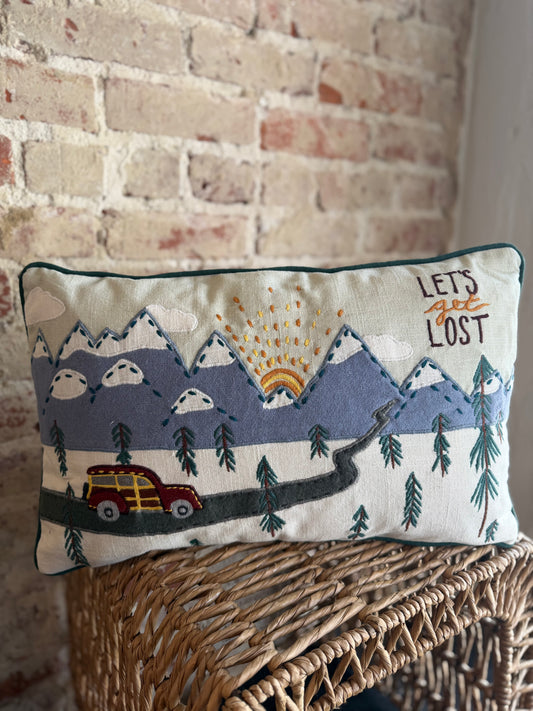 Let's Get Lost Pillow