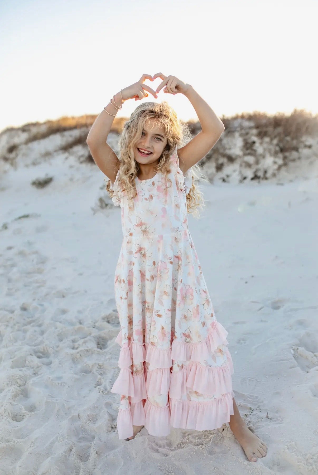 Blush Floral Dress - Toddler/Kids