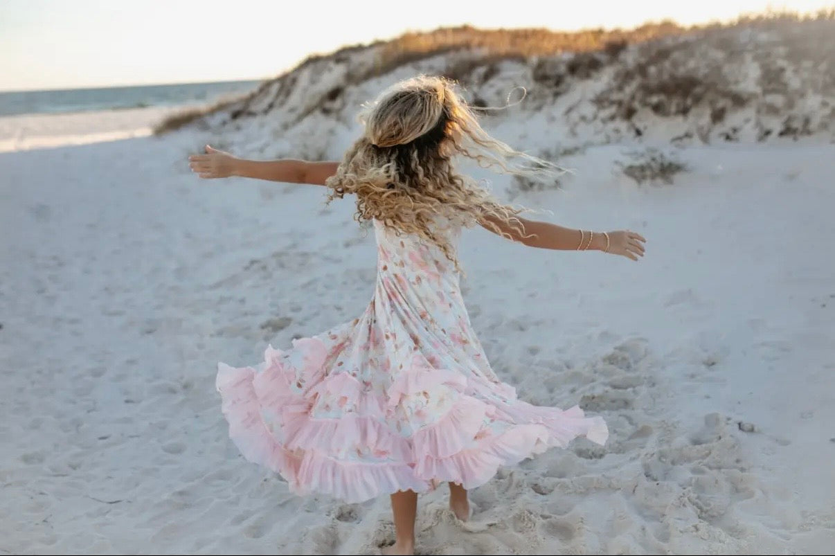 Blush Floral Dress - Toddler/Kids