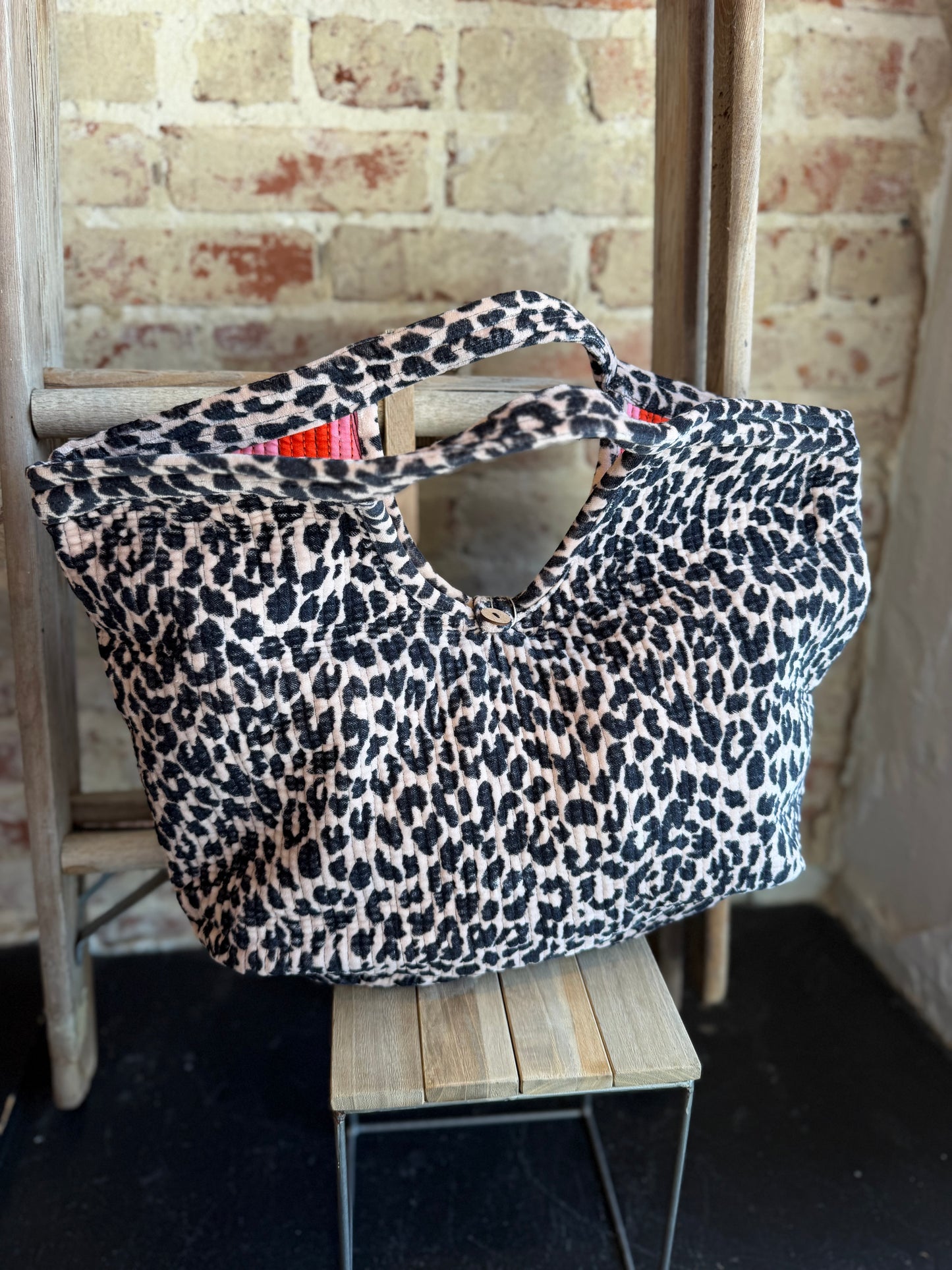 Velvet Luna Bag- Leopard